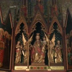 Collégiale Ste-Croix - autel de la Vierge
