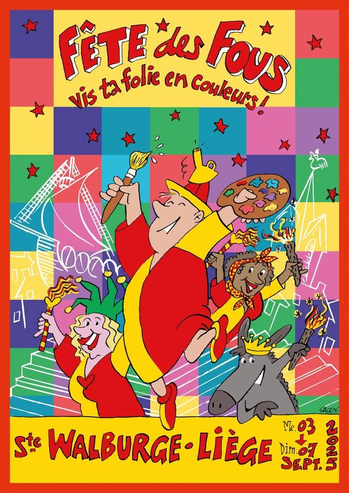 Affiche fete des fous 2025